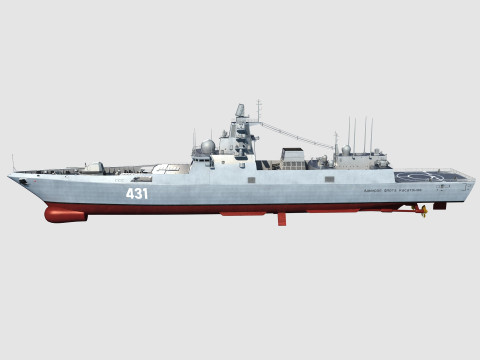 Admiral Gorshkov class frigate Modelo 3D