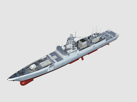 Admiral Gorshkov class frigate Modelo 3D