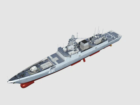 Admiral Gorshkov class frigate 3D Model