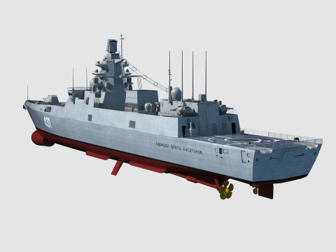 Admiral Gorshkov class frigate Modelo 3D