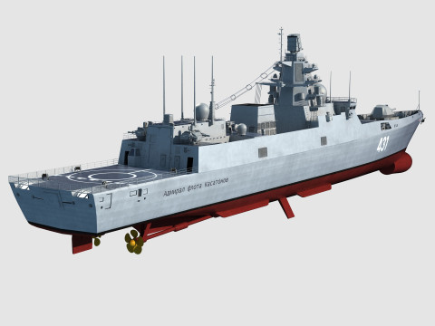 Admiral Gorshkov class frigate Modelo 3D