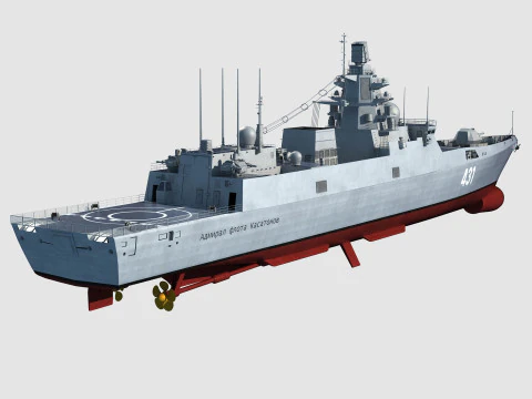 Admiral Gorshkov class frigate 3D Model