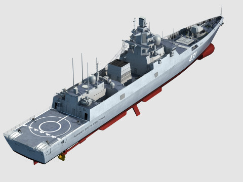 Admiral Gorshkov class frigate Modelo 3D