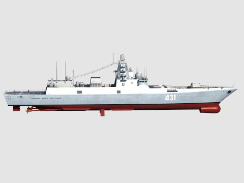 Admiral Gorshkov class frigate 3D Model