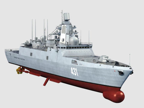 Admiral Gorshkov class frigate 3D Model