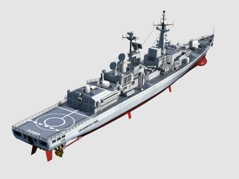 Durand de la Penne-class destroyer Modèle 3D