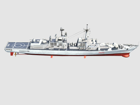 Durand de la Penne-class destroyer Modèle 3D