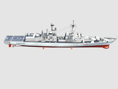Durand de la Penne-class destroyer 3D Model