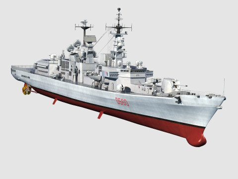 Durand de la Penne-class destroyer Modèle 3D