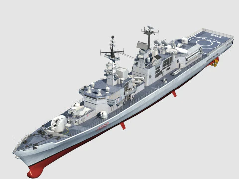 Durand de la Penne-class destroyer 3D Model