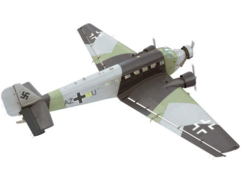 Junkers Ju-52 skies version 3D Model