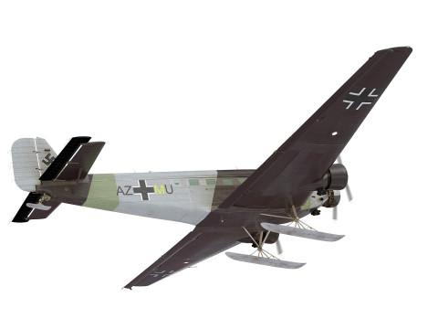Junkers Ju-52 skies version 3D 모델