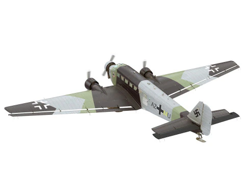 Junkers Ju-52 skies version 3D Model
