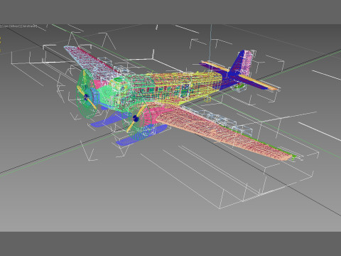 Junkers Ju-52 skies version 3D 모델