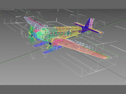 Junkers Ju-52 skies version 3D Model