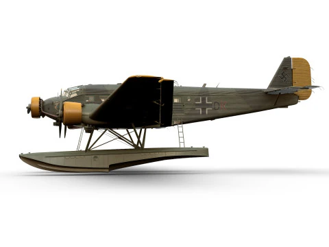 Junkers Ju-52 Floats version 3D Model