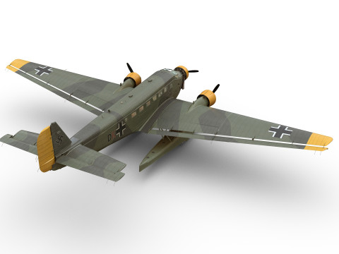 Junkers Ju-52 Floats version 3D मॉडल