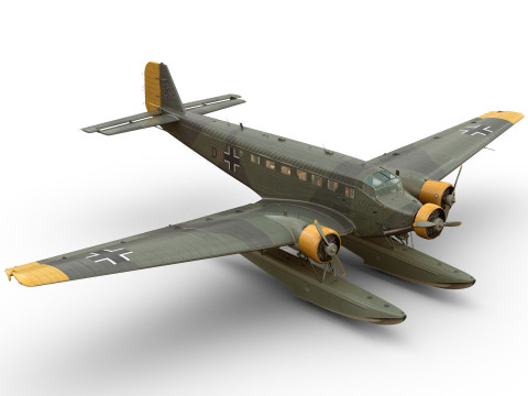 Junkers Ju-52 Floats version 3D मॉडल