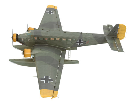 Junkers Ju-52 Floats version 3D मॉडल