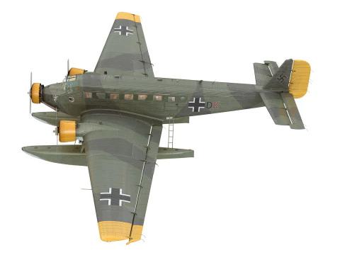 Junkers Ju-52 Floats version 3D Model