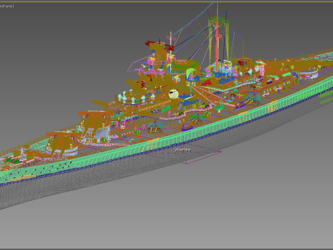 Bismarck Battleship 3Dモデル