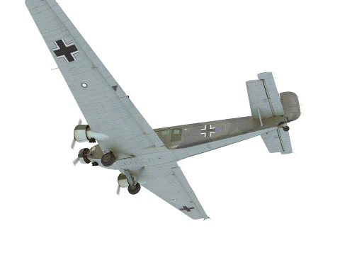 Junkers Ju-52 Modello 3D