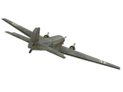 Junkers Ju-52 3D मॉडल