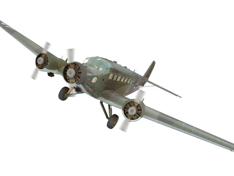 Junkers Ju-52 3D मॉडल