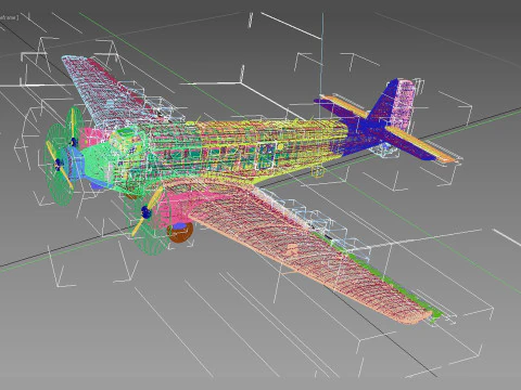Junkers Ju-52 Modello 3D