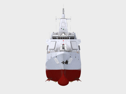 Nanchang 101 Type 055 Renhai Class Destroyer 3D Модель