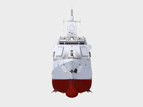 Nanchang 101 Type 055 Renhai Class Destroyer 3D Model
