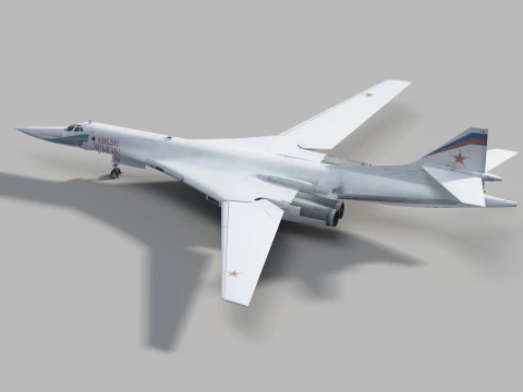 Tupolev Tu-160 Swan - Blackjack 3D Model
