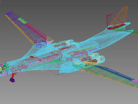 Tupolev Tu-160 Swan - Blackjack 3D Model