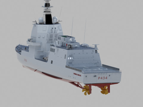 Giovanni Delle Bande Nere P434 PPA class patrol Modelo 3D