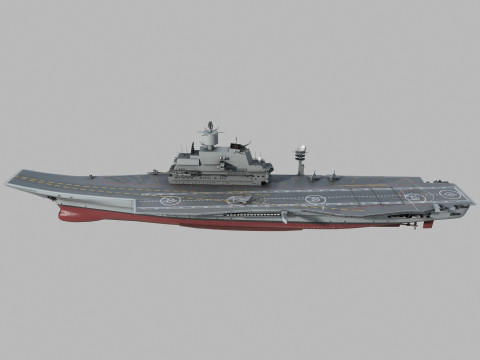 INS Vikramaditya indian carrier 3Dモデル