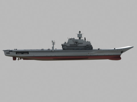 INS Vikramaditya indian carrier 3Dモデル