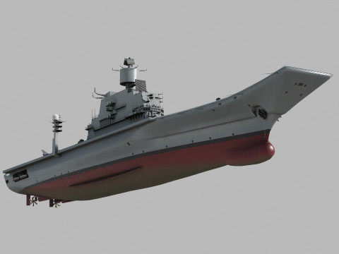 INS Vikramaditya indian carrier 3Dモデル