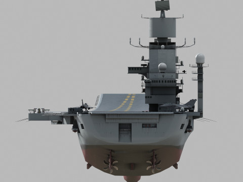 INS Vikramaditya indian carrier 3Dモデル