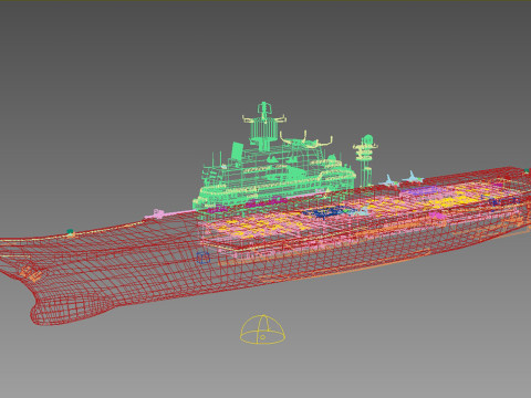 INS Vikramaditya indian carrier 3Dモデル