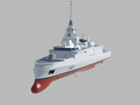 Kimon class frigate F-601 3D Модель