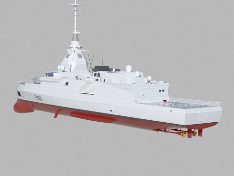 Kimon class frigate F-601 3Dモデル