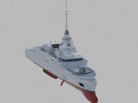 Kimon class frigate F-601 3Dモデル