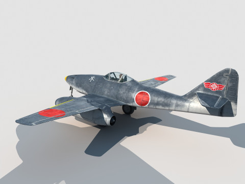Nakajima Ki-201 Karyu 3Dモデル