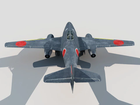 Nakajima Ki-201 Karyu 3D Model