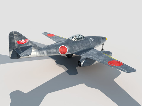 Nakajima Ki-201 Karyu 3Dモデル