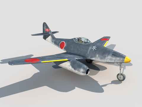 Nakajima Ki-201 Karyu 3Dモデル
