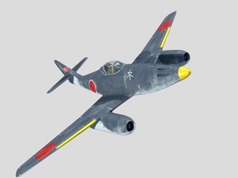 Nakajima Ki-201 Karyu 3Dモデル