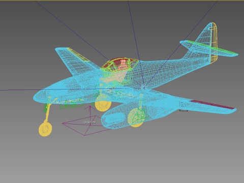 Nakajima Ki-201 Karyu 3Dモデル