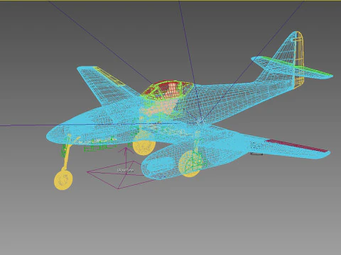 Nakajima Ki-201 Karyu 3D Model