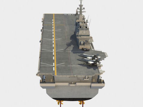 JS DDH-184 Kaga Improved carrier 3D Model